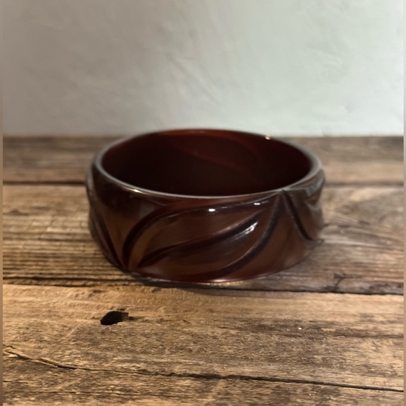 Brown vintage bangle - Picture 2 of 4